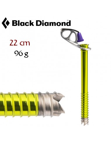 Ultralight ice screw de 22cm de Black Diamond