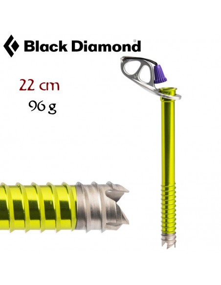 Ultralight ice screw de 22cm de Black Diamond