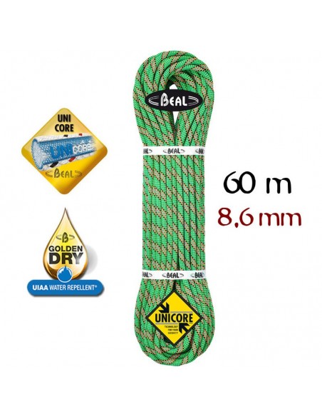 Cuerda Cobra II Golden Dry 8.6mm (60m) - Beal