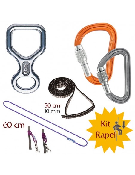 Kit de rapel con ocho de Petzl