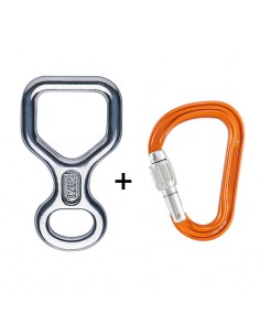 Pack ocho de Petzl con mosqueton attache 2