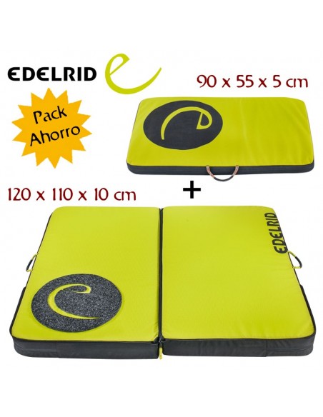 Pack de crash pad Mantle con colchoneta auxiliar