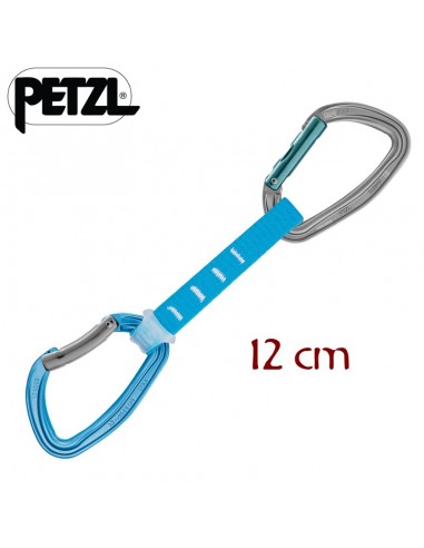 Djinn Axess 12 cm (Azul) - Cinta express robusta para escalada deportiva - Petzl