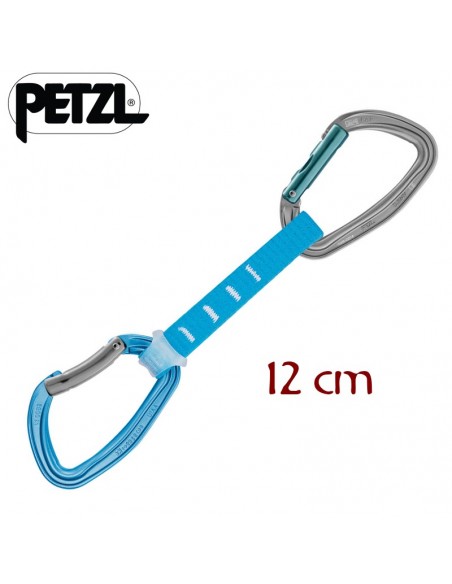 Djinn Axess 12 cm (Azul) - Cinta express robusta para escalada deportiva - Petzl