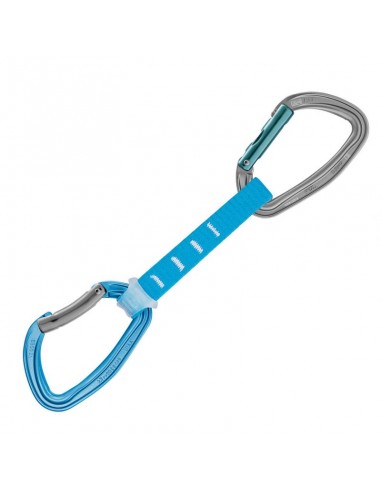 Djinn Axess 12 cm (Azul) - Cinta express robusta para escalada deportiva - Petzl