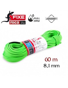 Zen 8,1mm Full Dry 60m endurance (Verde) - cuerda para escalada en hielo y alpinismo - Fixe