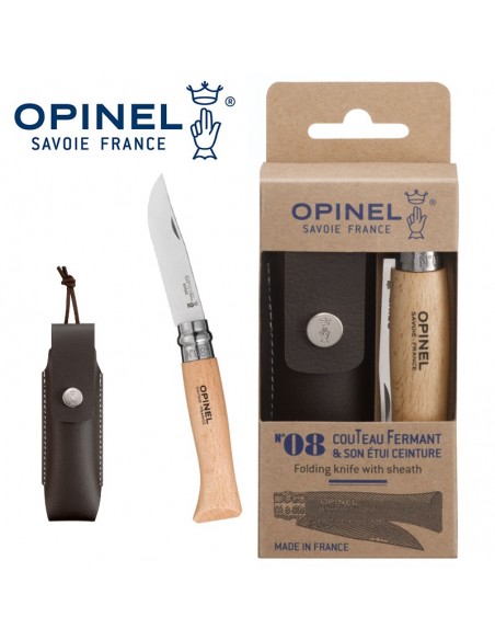Pack de navaja opinel con funda