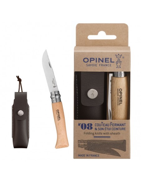 Pack de navaja opinel con funda
