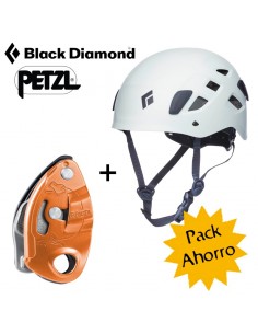 Pack Grigri + Casco Half dome - Petzl / Black diamond