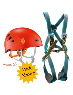 Pack infantil de arnes zuni y casco picchu 2