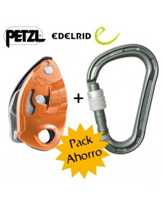 Pack ahorro de grigri con mosqueton