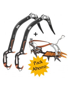 Pack 2 nomic mas crampones lynx de Petzl 2