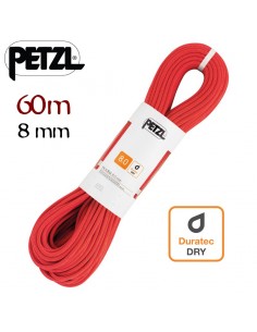 Cuerda Rumba 60m de Petzl en color Rojo