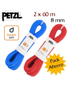 Pack ahorro 2 cuerdas rumba 60m de Petzl