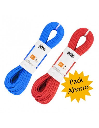 Pack ahorro 2 cuerdas rumba 60m de Petzl