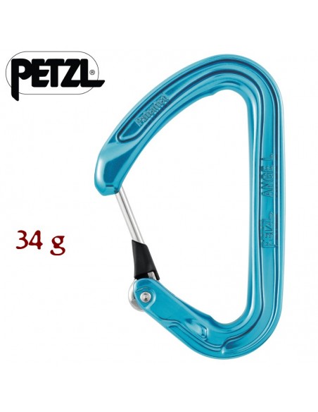Mosquetón ligero ange L gris de Petzl