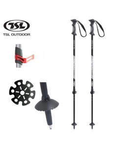 Bastones Hiking Alu dos tramos de TSL