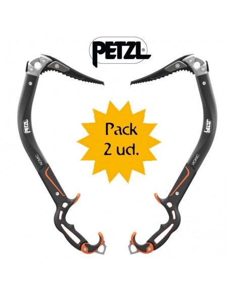 Pack de dos piolets nomic de Petzl