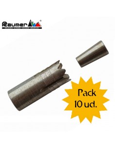 Pack de 10 tacos autoperforantes de raumer