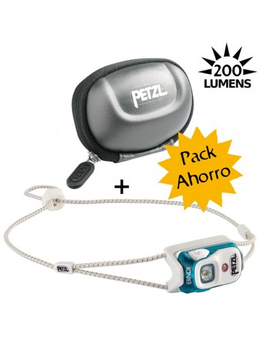 Pack frontal Bindi con estuche protector Shell S de Petzl
