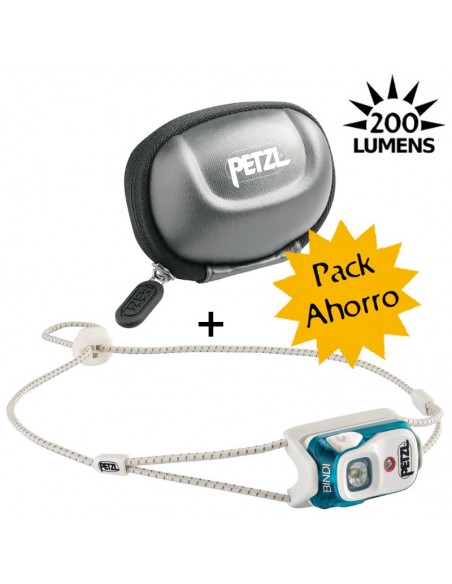 Pack frontal Bindi con estuche protector Shell S de Petzl