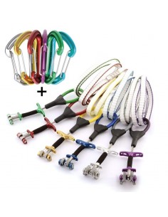 Pack 6 dragonfly de DMM con mosquetones 2