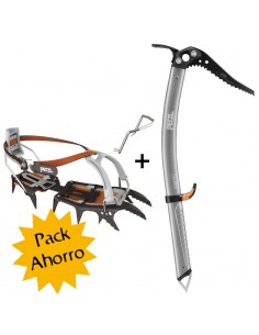 Pack crampones Sarken y piolet Sum'tec de Petzl 2