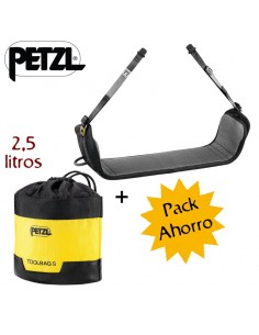 Pack guindola podium con bolsa portaherramientas toolbag de Petzl