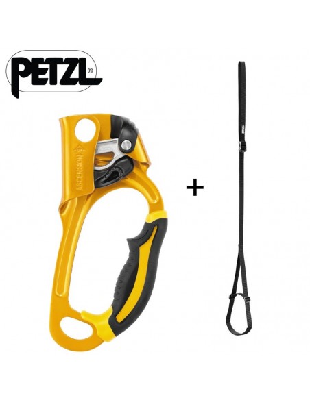 Pack ahorro puño Ascensio mas pedal Footape de petzl