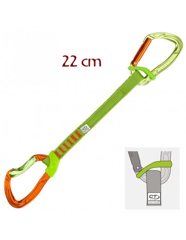 Pack 10 cintas express Nimble Fixbar set nylon de 22cm de Climbing technology