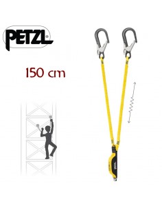 Absorbica en y de 150cm con conectores MGO de Petzl