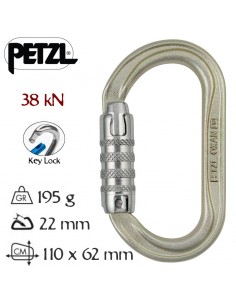 Mosqueton Oxan triact-lock de Petzl