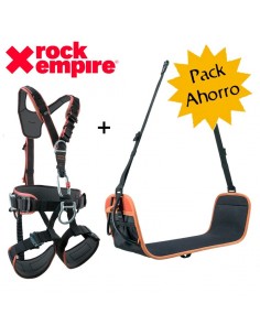 Pack guindola ledge con arnés atlas uni de Rock Empire