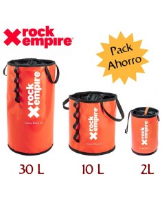 Pack ahorro de 3 juegos de bolsas portamaterial de Rock Empire.