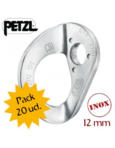 Pack de 20 plaquetas coeur de 12mm de Petzl