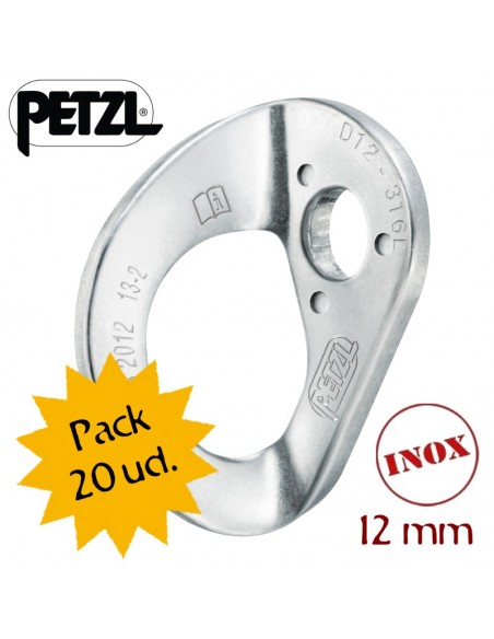 Pack de 20 plaquetas coeur de 12mm de Petzl