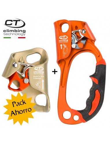 Pack quick up plus con chest ascender hc de Climbing Technology
