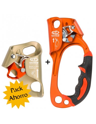 Pack quick up plus con chest ascender hc de Climbing Technology