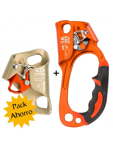 Pack quick up plus con chest ascender hc de Climbing Technology