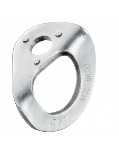 Pack 10 plaquetas con tornillo Coeur Bolt Stainless 12mm de Petzl