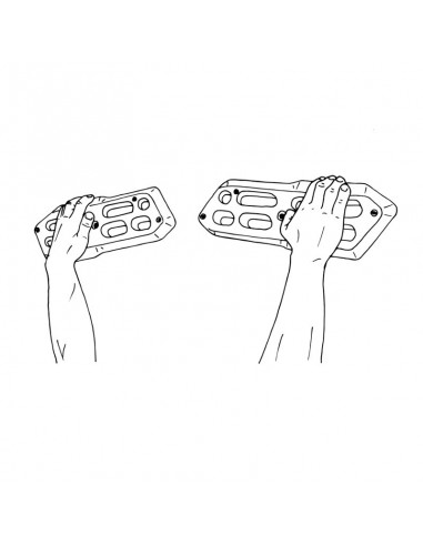 Spinchboard 2 piezas Red - Max Climbing