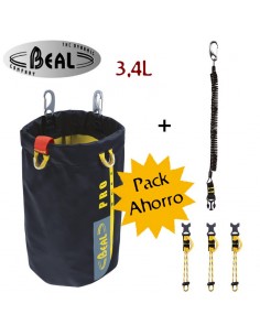 Pack tool bucket con air leash de Beal
