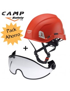 Pack Casco Ares + Visor ares (transparente) - Camp