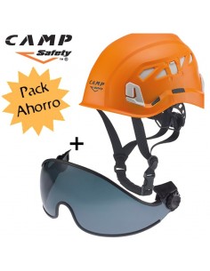Pack casco Ares Air + Visor Ares (Ahumado) - Camp