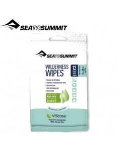 12 toallitas húmedas para viaje o acampada de Sea to summit