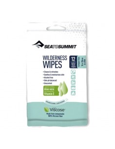 12 toallitas húmedas para viaje o acampada de Sea to summit 2