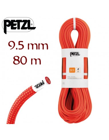 Cuerda Arial 9,5mm de 80m de petzl