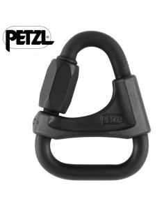 maillon delta 8mm antivolteo (negro) - petzl
