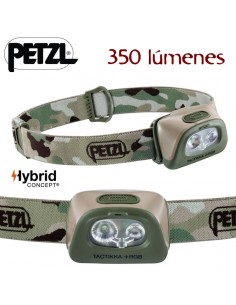tactikka + rgb color camuflaje - luz frontal - petzl
