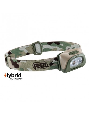 tactikka + rgb color camuflaje - luz frontal - petzl